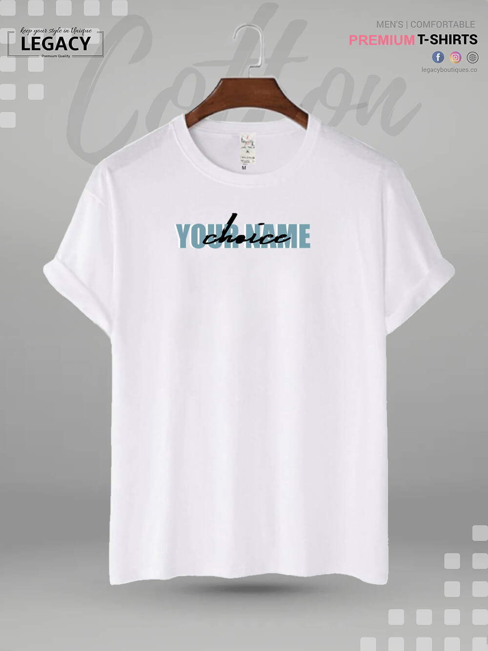 Customise tshirt Personalized Name Bangladesh Legacy Boutiques Legacy Boutiques
