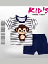 Cute Teddy Bear Printed Baby & Kids Super Cozy T-shirt Set Legacy Boutiques Legacy Boutiques