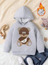 Cute Teddy Bear Printed Cotton Casual Hoodie Legacy Boutiques Dhaka Legacy Boutiques Legacy Boutiques