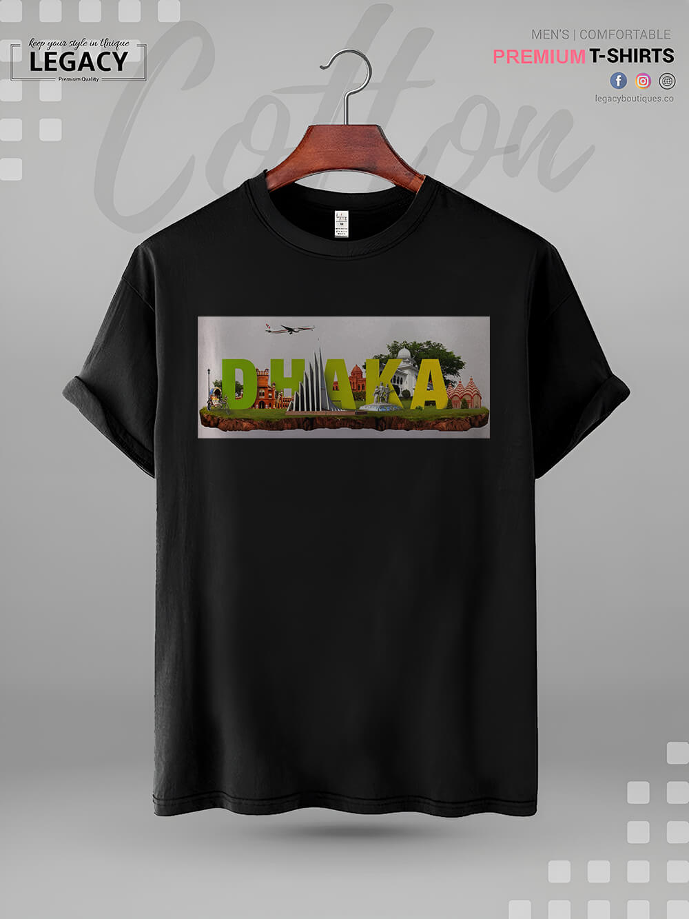 Dhaka Retro Style Vintage Men&