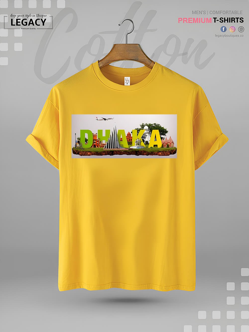 Dhaka Retro Style Vintage Men&