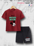 Disney Mickey Mouse Print 6 Month To 6 Year Summer Time Baby & Kids Super Comfy T-shirt Set Legacy Boutiques Legacy Boutiques