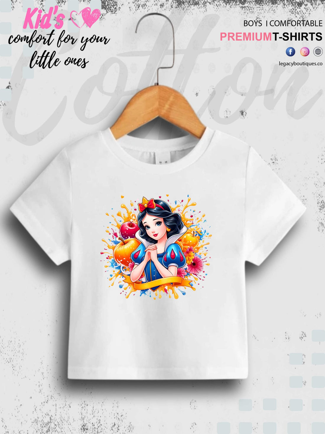 Disney Princess Cinderella Printed Casual T-Shirt For Baby Girls In Lowest Price Only In Dhaka Legacy Boutiques Legacy Boutiques