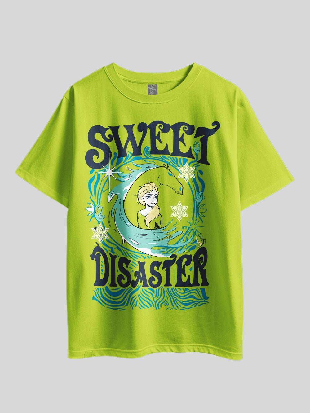 DISNEY SWEET DISASTER Graphic Printed Drop Shoulder T-shirt Legacy Boutiques Bangladesh Legacy Boutiques Legacy Boutiques