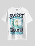 DISNEY SWEET DISASTER Graphic Printed Drop Shoulder T-shirt Legacy Boutiques Bangladesh Legacy Boutiques Legacy Boutiques