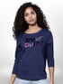 Dont Quit Printed Ladies 4 Quarter Sleeve T-shirt Legacy Boutiques Legacy Boutiques