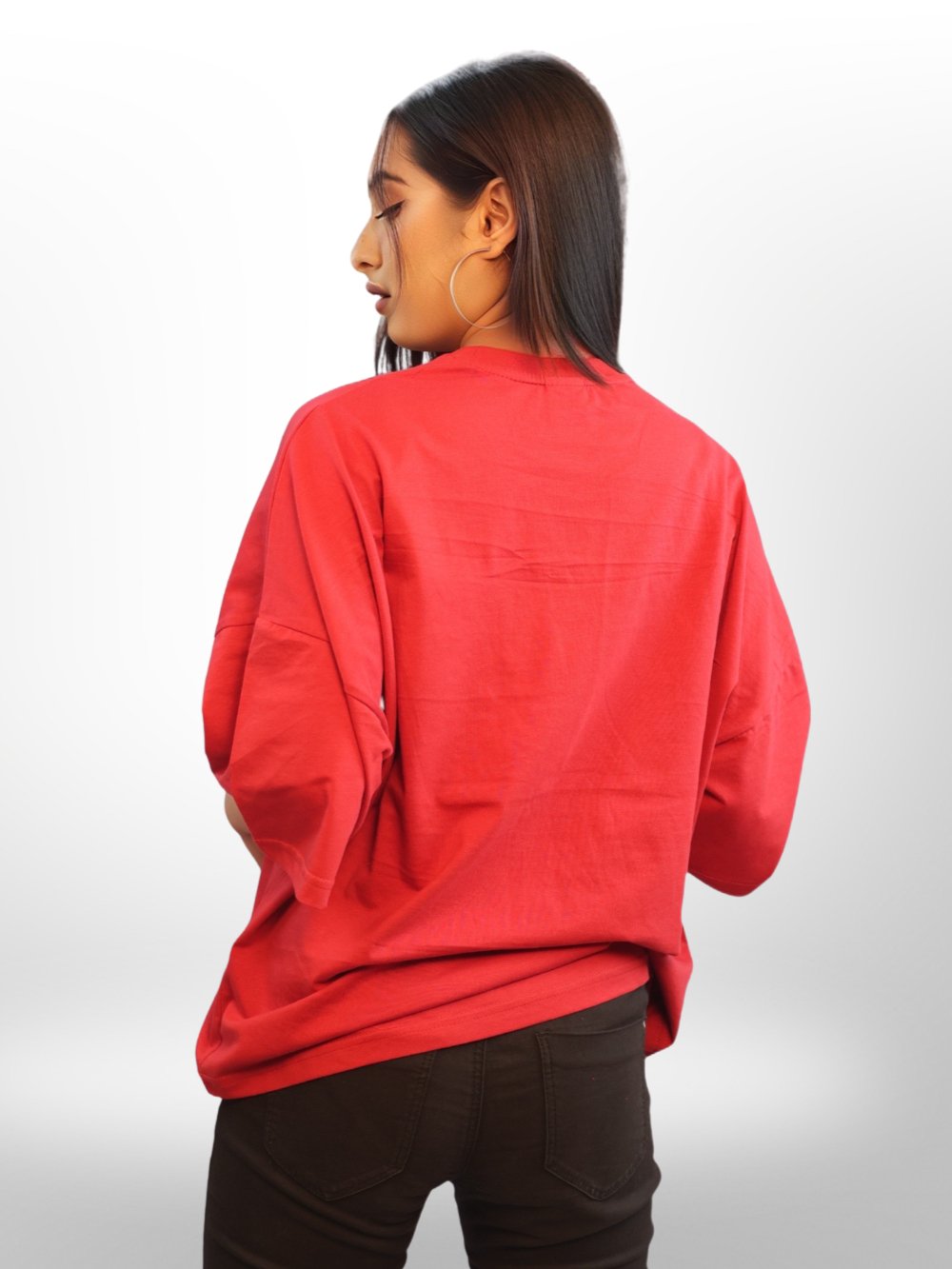 Drop Shoulder T-shirt For Women&