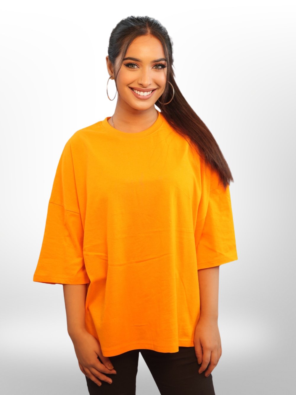 Drop Shoulder T-shirt For Women&