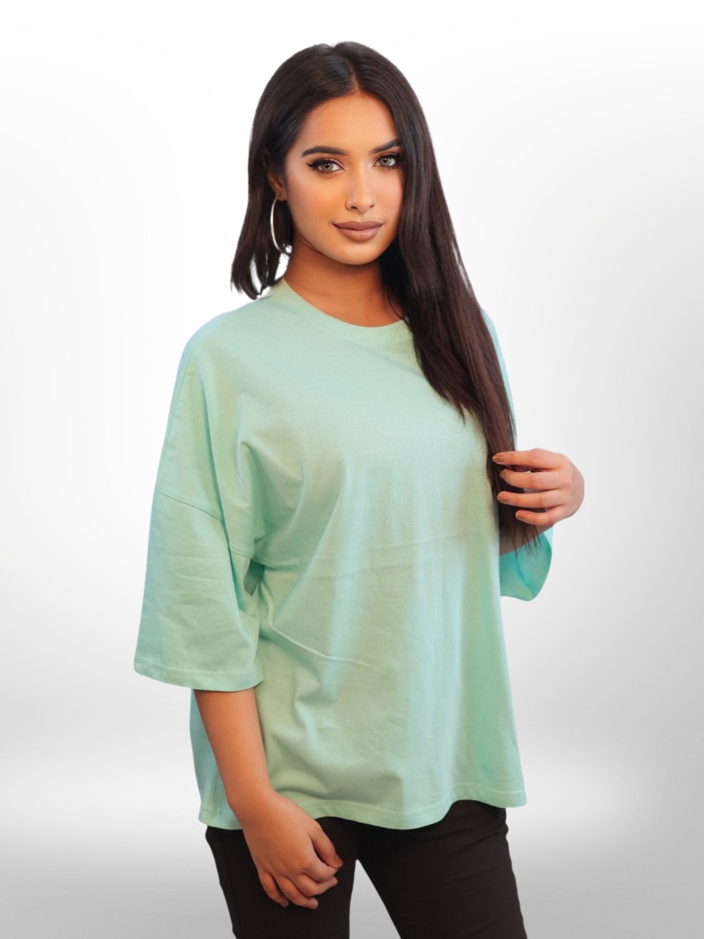 Drop Shoulder T-shirt For Women&