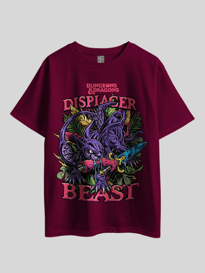"DUNGEAONS &amp; DRAGONS DISPLACER BEAST" Graphic Printed Drop Shoulder T-shirt Legacy Boutiques Dhaka Legacy Boutiques Legacy Boutiques