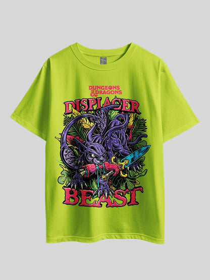 "DUNGEAONS &amp; DRAGONS DISPLACER BEAST" Graphic Printed Drop Shoulder T-shirt Legacy Boutiques Dhaka Legacy Boutiques Legacy Boutiques