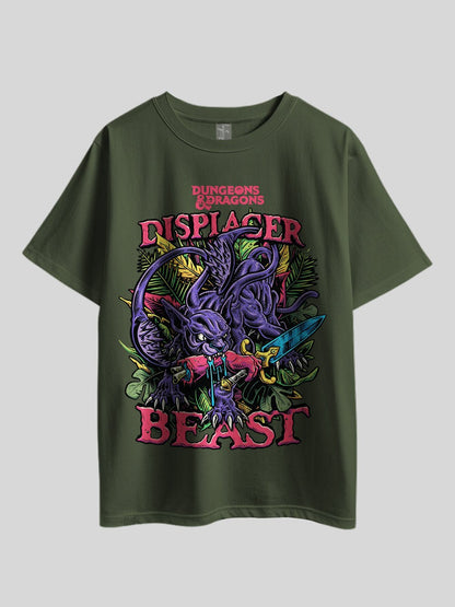 "DUNGEAONS &amp; DRAGONS DISPLACER BEAST" Graphic Printed Drop Shoulder T-shirt Legacy Boutiques Dhaka Legacy Boutiques Legacy Boutiques