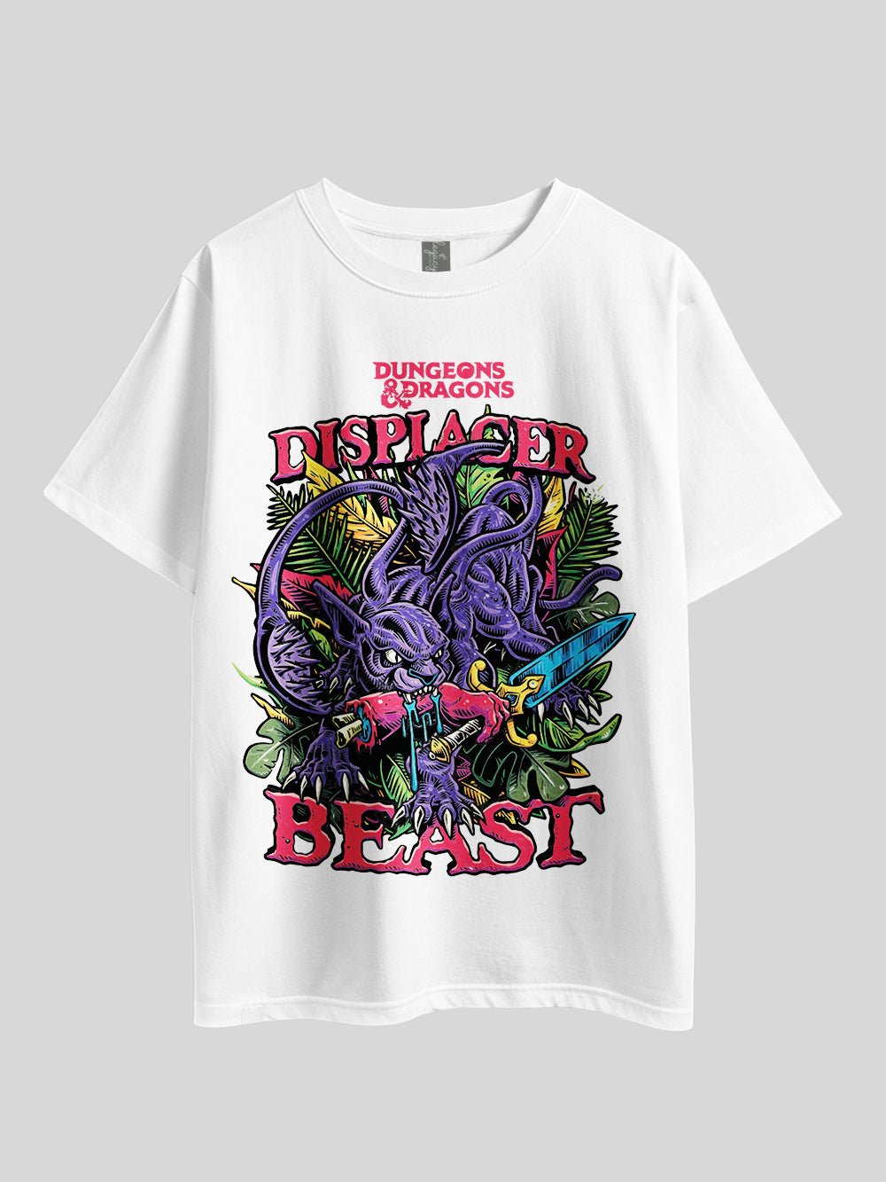 "DUNGEAONS &amp; DRAGONS DISPLACER BEAST" Graphic Printed Drop Shoulder T-shirt Legacy Boutiques Dhaka Legacy Boutiques Legacy Boutiques