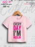 Every Day I Am Muslim Printed 1 To 11 Years Baby Girls Islamic T-Shirt In Lowest Price Only In BD Legacy Boutiques Legacy Boutiques