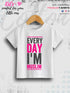 Every Day I Am Muslim Printed 1 To 11 Years Baby Girls Islamic T-Shirt In Lowest Price Only In BD Legacy Boutiques Legacy Boutiques