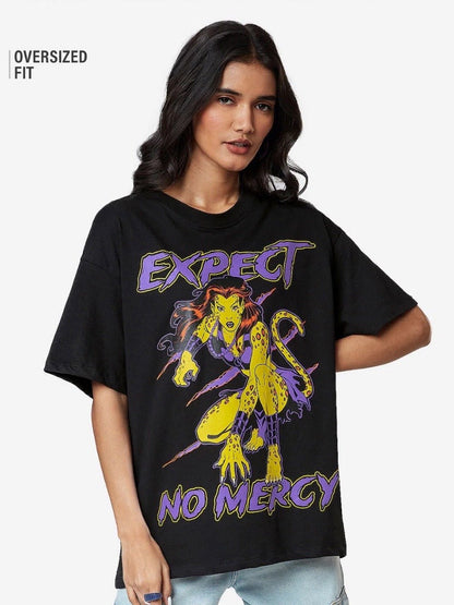 EXPECT NO MERCY Graphic Printed Womens Drop Shoulder T-shirt Legacy Boutiques Bangladesh Legacy Boutiques Legacy Boutiques