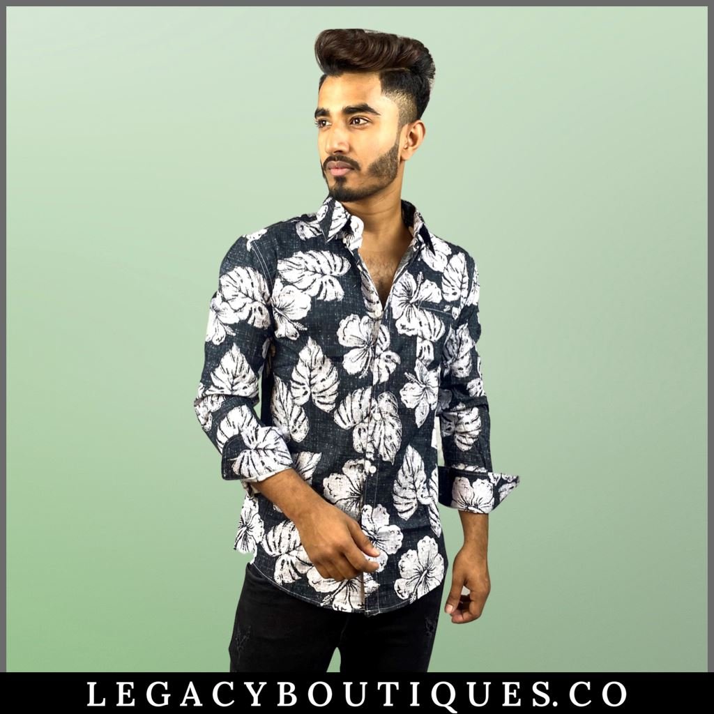 Export Quality New Stylish Long Sleeve Casual Shirt for Men Legacy Boutiques Legacy Boutiques