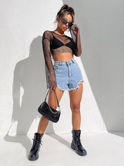 Fishnet Crop Top | Legacy Boutiques Legacy Boutiques Legacy Boutiques