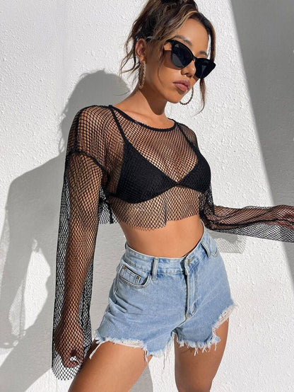 Fishnet Crop Top | Legacy Boutiques Legacy Boutiques Legacy Boutiques