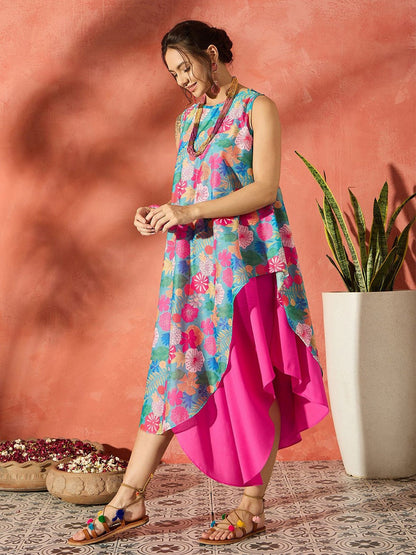 Floral Asymmetric Layered Dress for Women Legacy Boutiques Legacy Boutiques