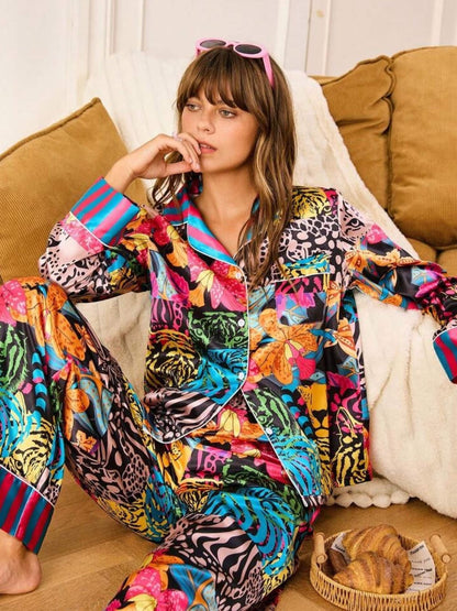 Floral Luxurious Nighty Set Legacy Boutiques Legacy Boutiques