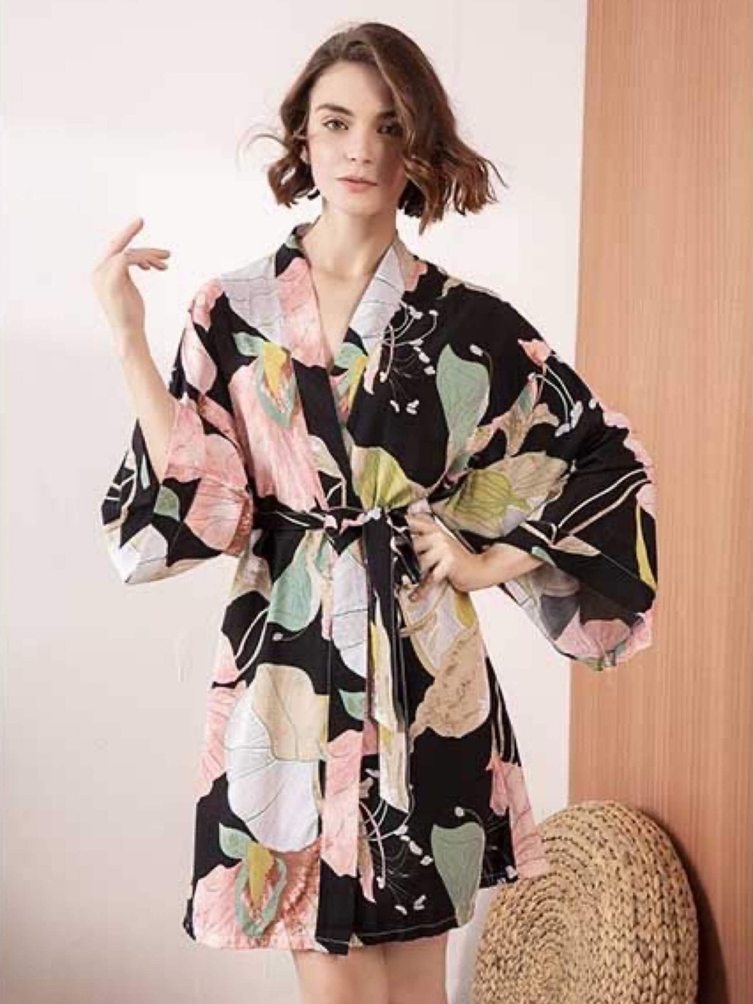 Floral Print Kimono Robe Legacy Boutiques Legacy Boutiques
