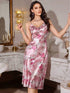 Floral Satin Slip Dress Legacy Boutiques Legacy Boutiques