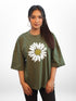 FLOWER Graphic Printed Womens Drop Shoulder T-shirt Legacy Boutiques Bangladesh Legacy Boutiques Legacy Boutiques