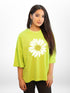 FLOWER Graphic Printed Womens Drop Shoulder T-shirt Legacy Boutiques Bangladesh Legacy Boutiques Legacy Boutiques