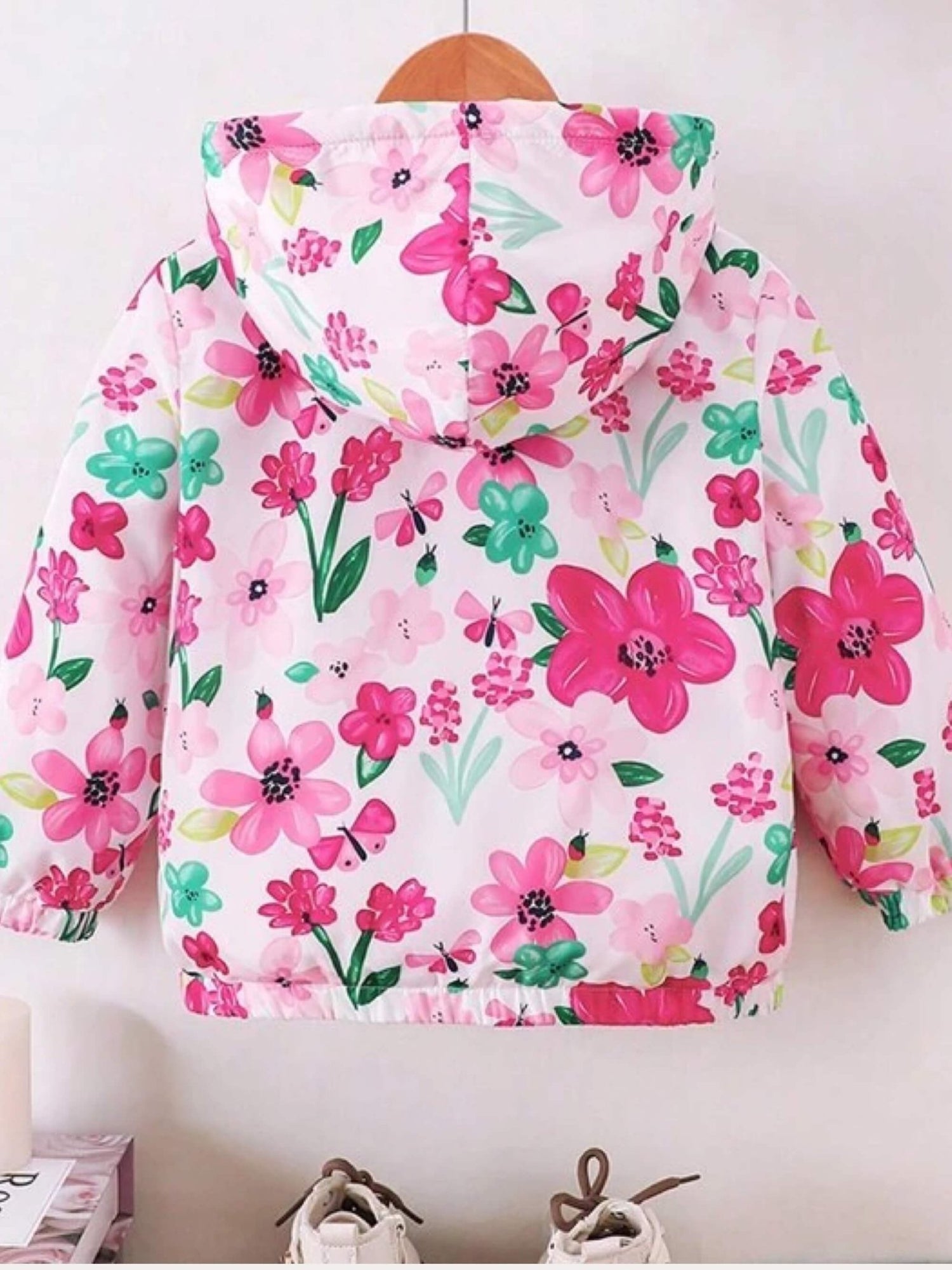 Flower Printed Kids Jacket Winter Wear Legacy Boutiques Legacy Boutiques