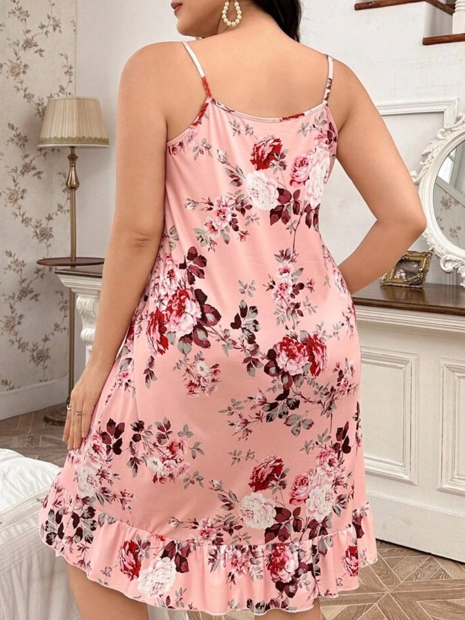 Flower Printed Sexy Nighty Dress Legacy Boutiques Legacy Boutiques