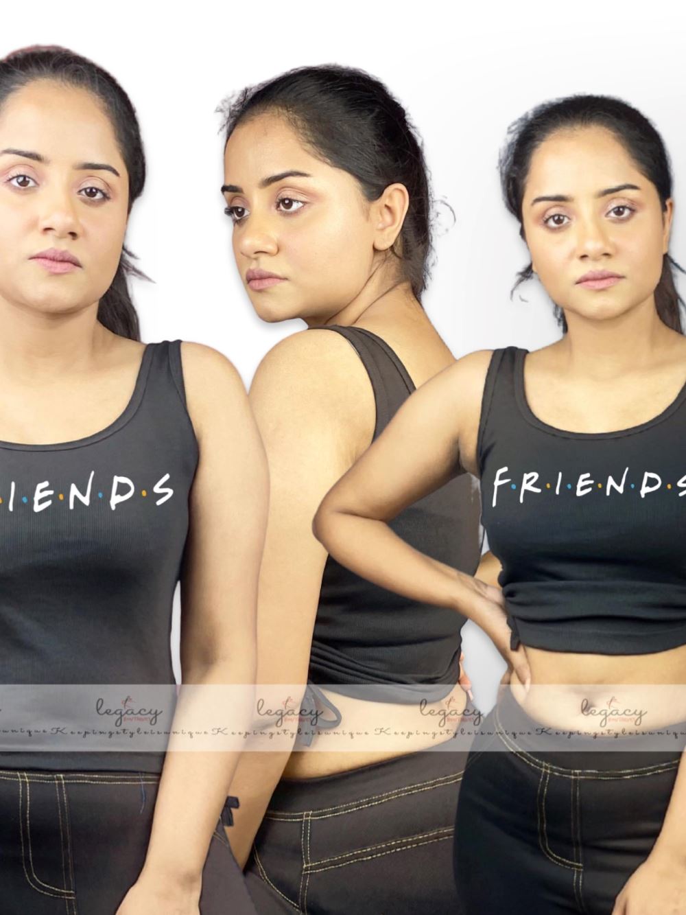 FRIENDS Printed Womens Soft TankTop Legacy Boutiques Legacy Boutiques