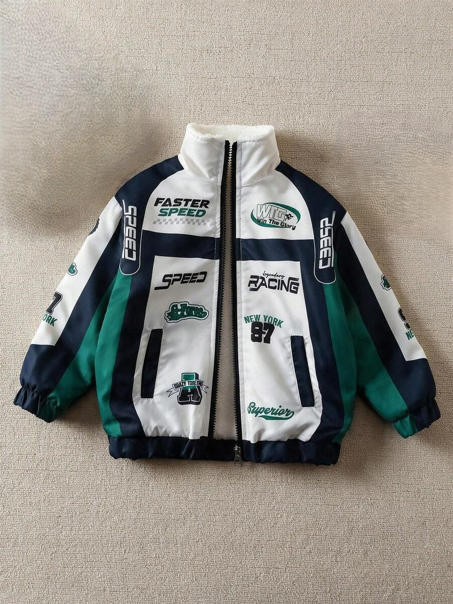 Full Family Range Speed Racer Windbreaker Zipper Jacket Legacy Boutiques Legacy Boutiques