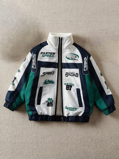 Full Family Range Speed Racer Windbreaker Zipper Jacket Legacy Boutiques Legacy Boutiques