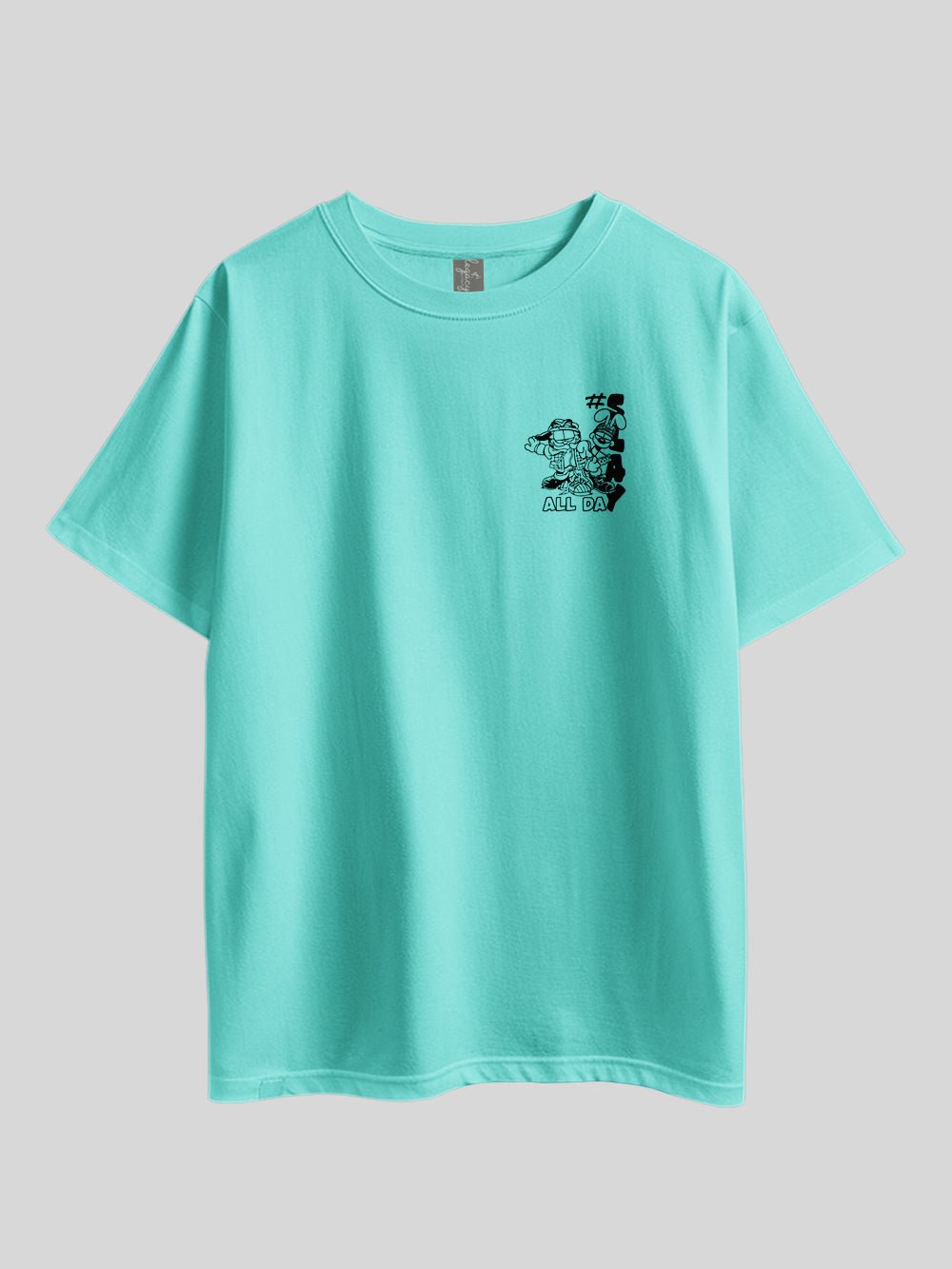 GARFIELD FRIENDS THAT SLAY TOGETHER STAY TOGETHER. GOOD VIBES ONLY Graphic Printed Drop Shoulder T-shirt Legacy Boutiques Bangladesh Legacy Boutiques Legacy Boutiques