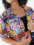 Garfield Graffiti "I Hate Mondays" Pop Art Camp Collar Shirt Legacy Boutiques Legacy Boutiques