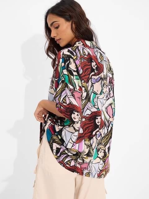 Garfield Graffiti "I Hate Mondays" Pop Art Short Sleeve Button - Down Legacy Boutiques Legacy Boutiques