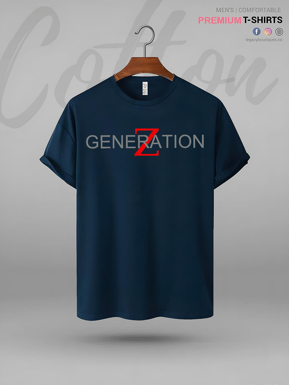 Generation Z High Quality Mens T shirt In Lowest Price In BD Legacy Boutiques Legacy Boutiques
