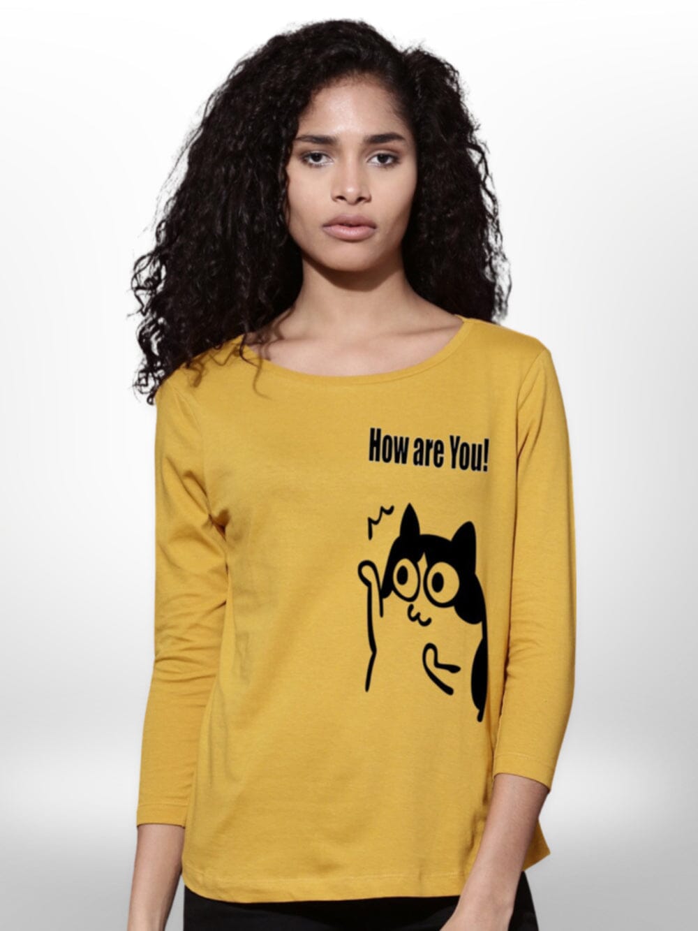 Girls T shirt Cat Printed 4 Quarter Sleeve Legacy Boutiques Legacy Boutiques