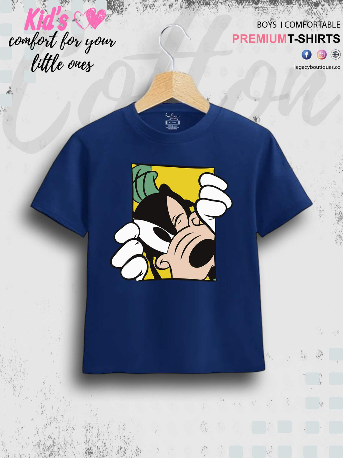Goofy Dog 1 To 11 Year Boys T-Shirt In Cheapest Price Only In Dhaka Legacy Boutiques Legacy Boutiques