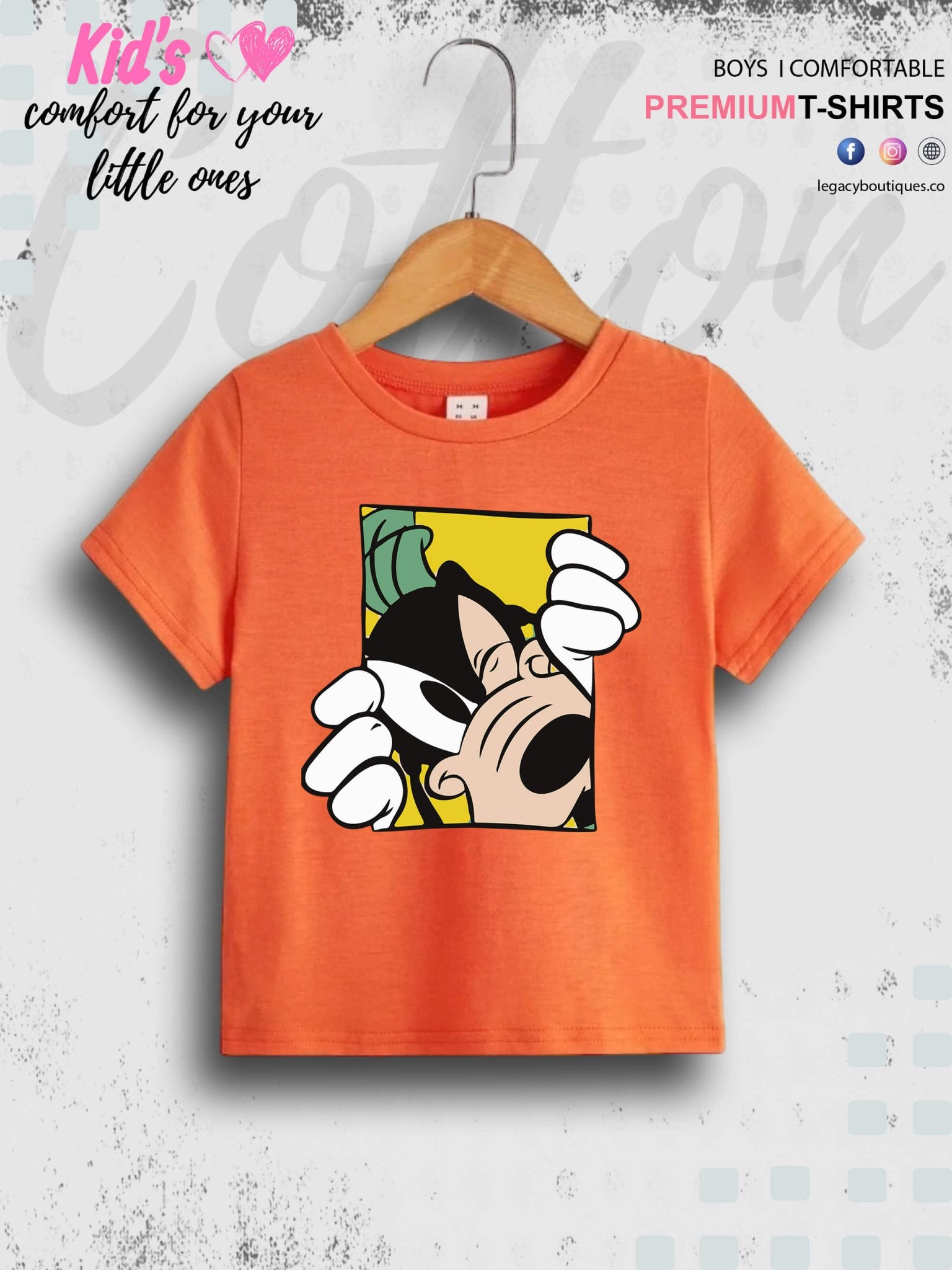 Goofy Dog 1 To 11 Year Boys T-Shirt In Cheapest Price Only In Dhaka Legacy Boutiques Legacy Boutiques