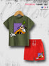Goofy Dog Print 6 Month To 6 Year Babies T-shirt Set Legacy Boutiques Legacy Boutiques