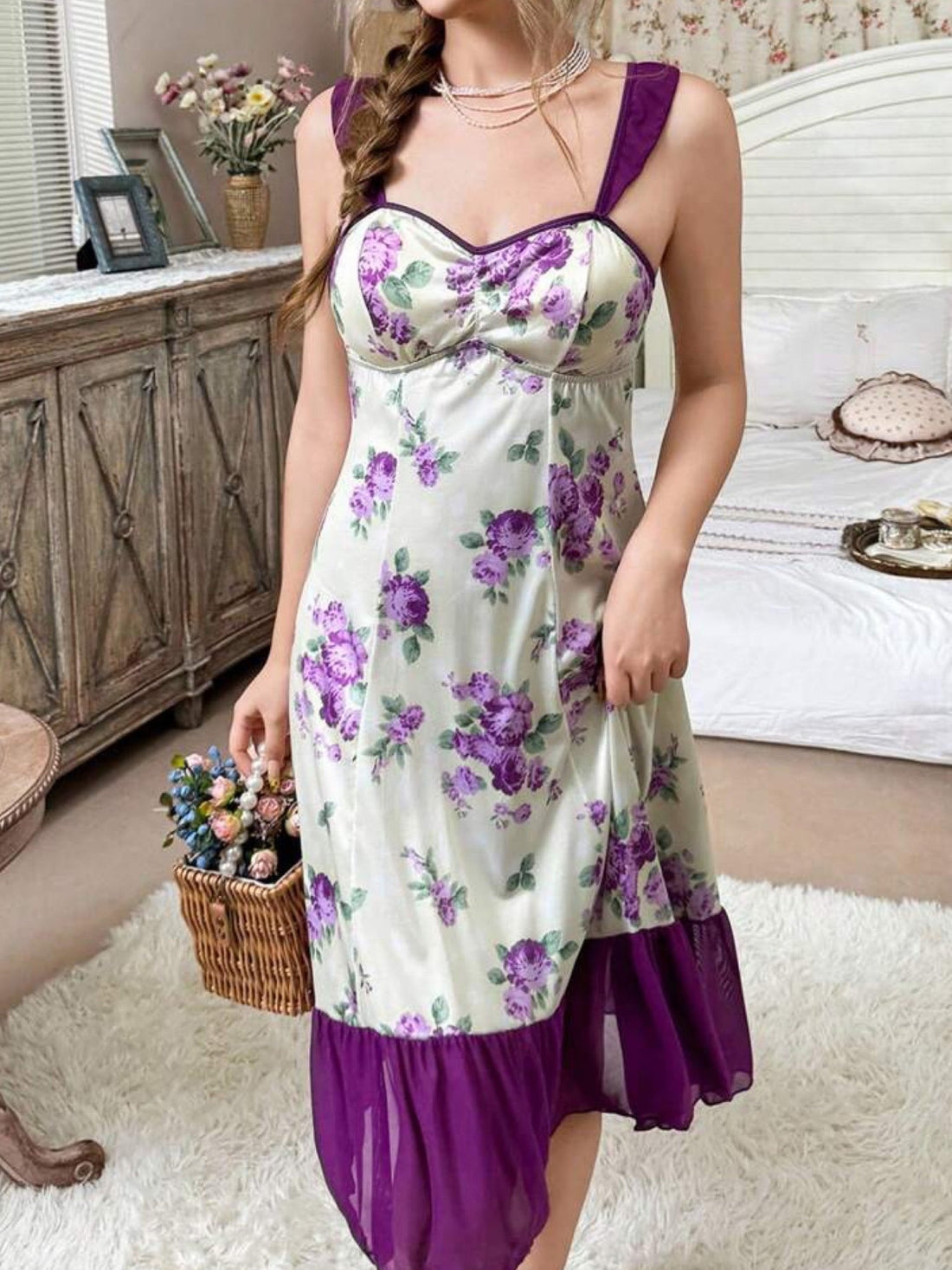 Gorgeous Floral Night Dress Legacy Boutiques Legacy Boutiques