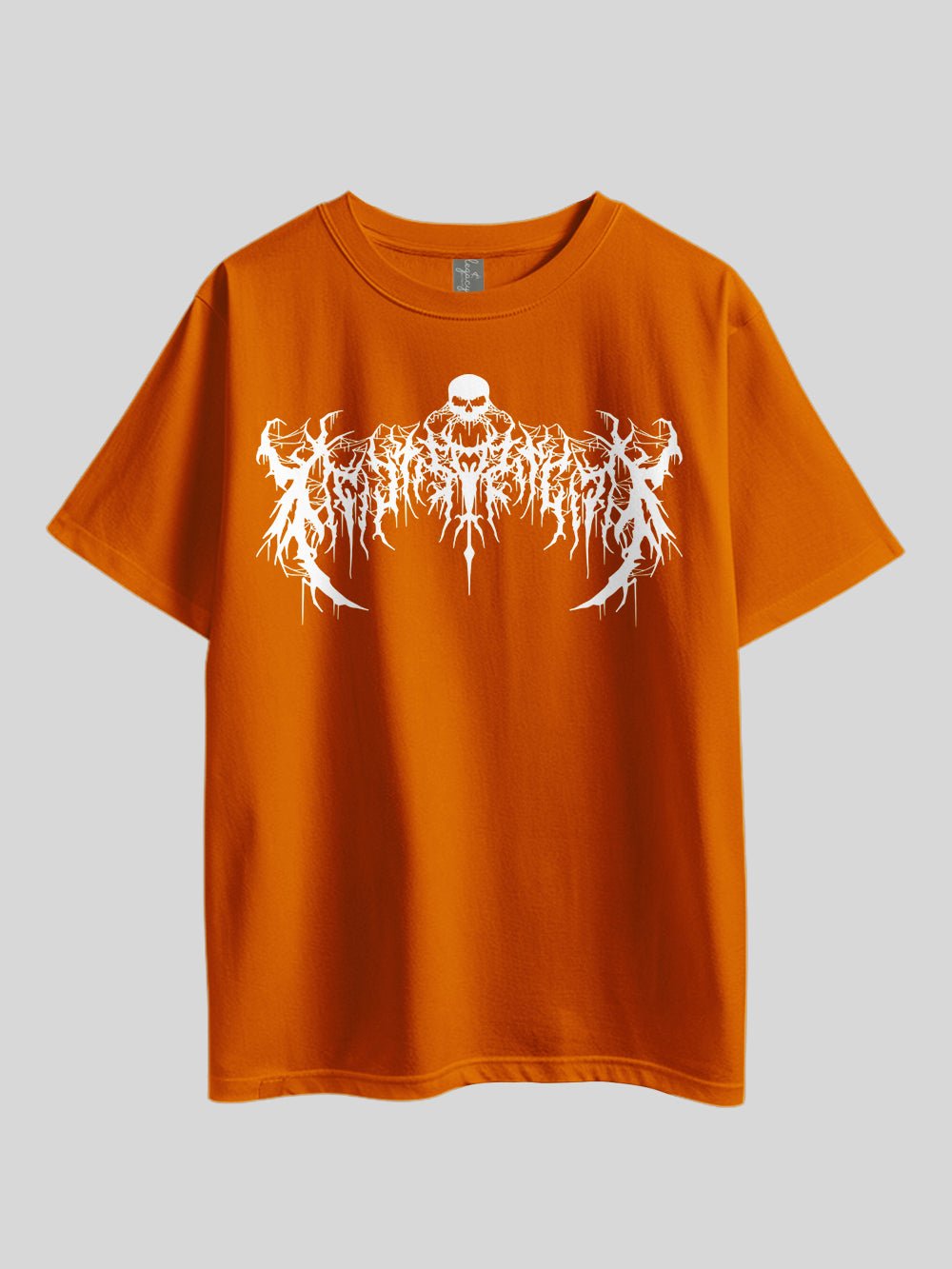 GOTHIC LETTER &amp; SKULL" Printed Drop Shoulder T-shirt Legacy Boutiques Bangladesh Legacy Boutiques Legacy Boutiques