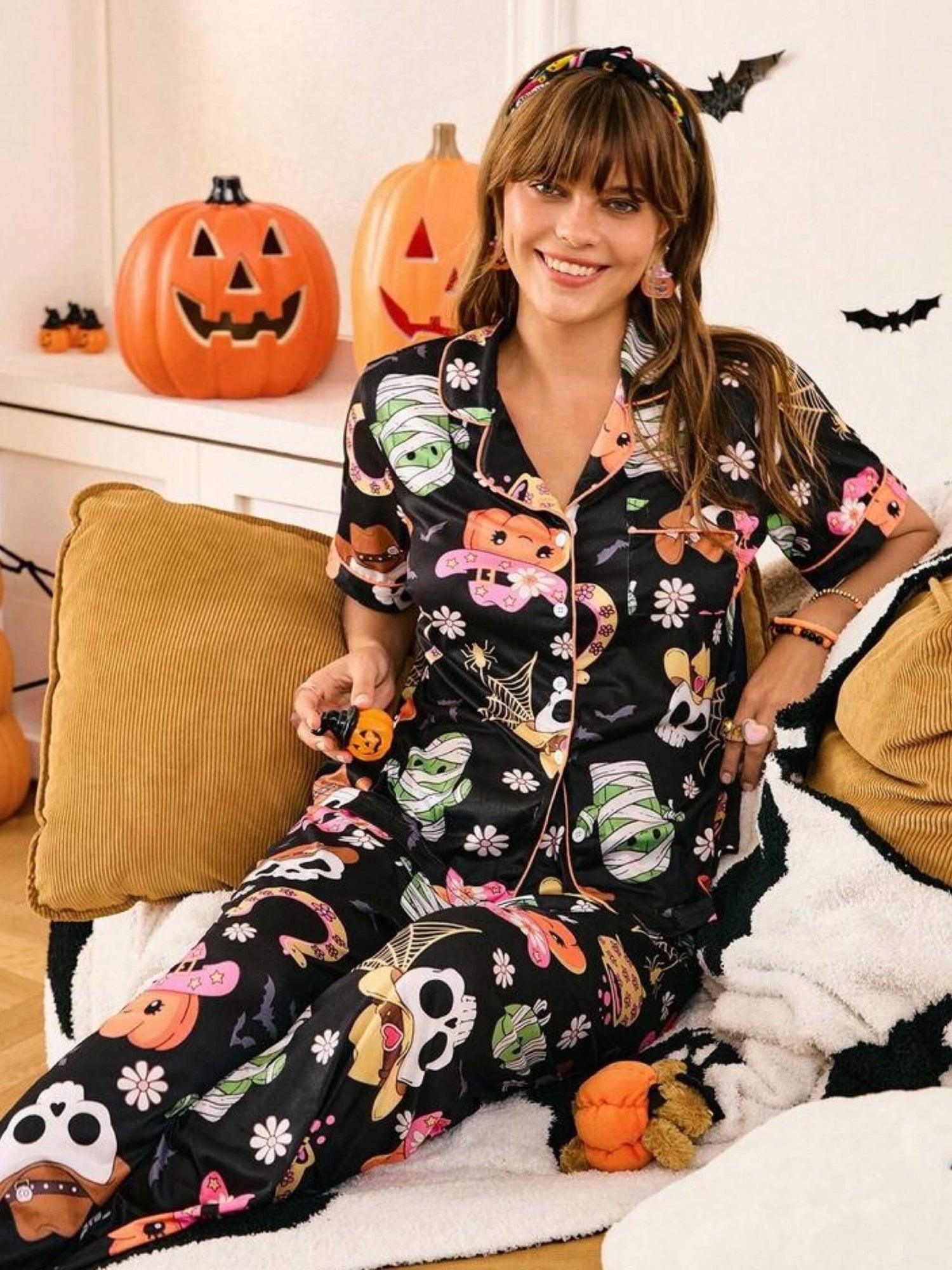 Half Sleeve Luxury Nighty Set Legacy Boutiques Legacy Boutiques