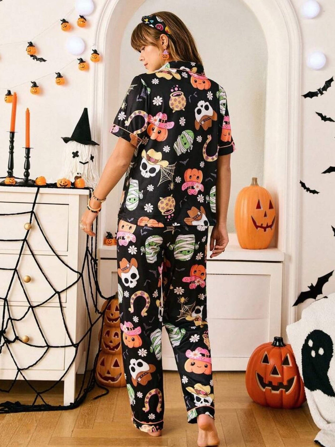 Half Sleeve Luxury Nighty Set Legacy Boutiques Legacy Boutiques