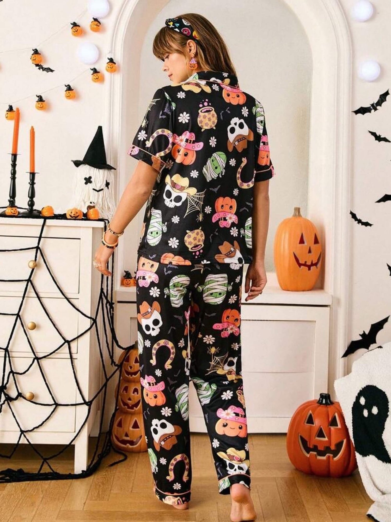 Half Sleeve Luxury Nighty Set Legacy Boutiques Legacy Boutiques