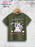 Happy Unicorn Printed 1 To 11 Year Girls Summer Time T-Shirt In Cheapest Price Only In Dhaka Legacy Boutiques Legacy Boutiques