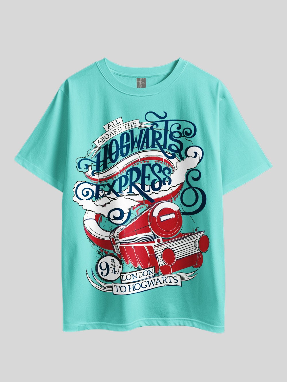"HARRY POTTER: ALL ABOARD THE HOGWARTS EXPRESS LONDON TO HOGWARTS" Graphic Printed Drop Shoulder T-shirt Legacy Boutiques Dhaka Legacy Boutiques Legacy Boutiques