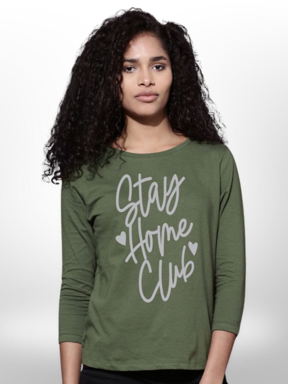 Home Club Printed 4Quarter Sleeve T shirt Legacy Boutiques Legacy Boutiques